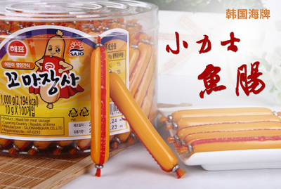 韓國SAJO思潮海牌小力士魚腸測評 寶寶零食的芝士鱈魚腸之選